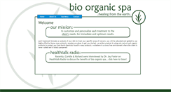 Desktop Screenshot of bioorganicspa.com